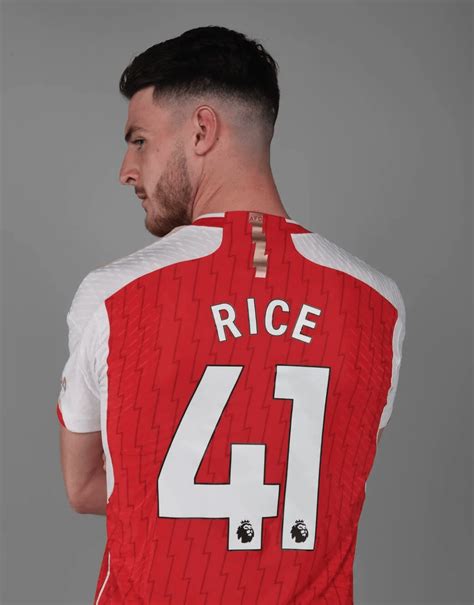 declan rice arsenal shirt number